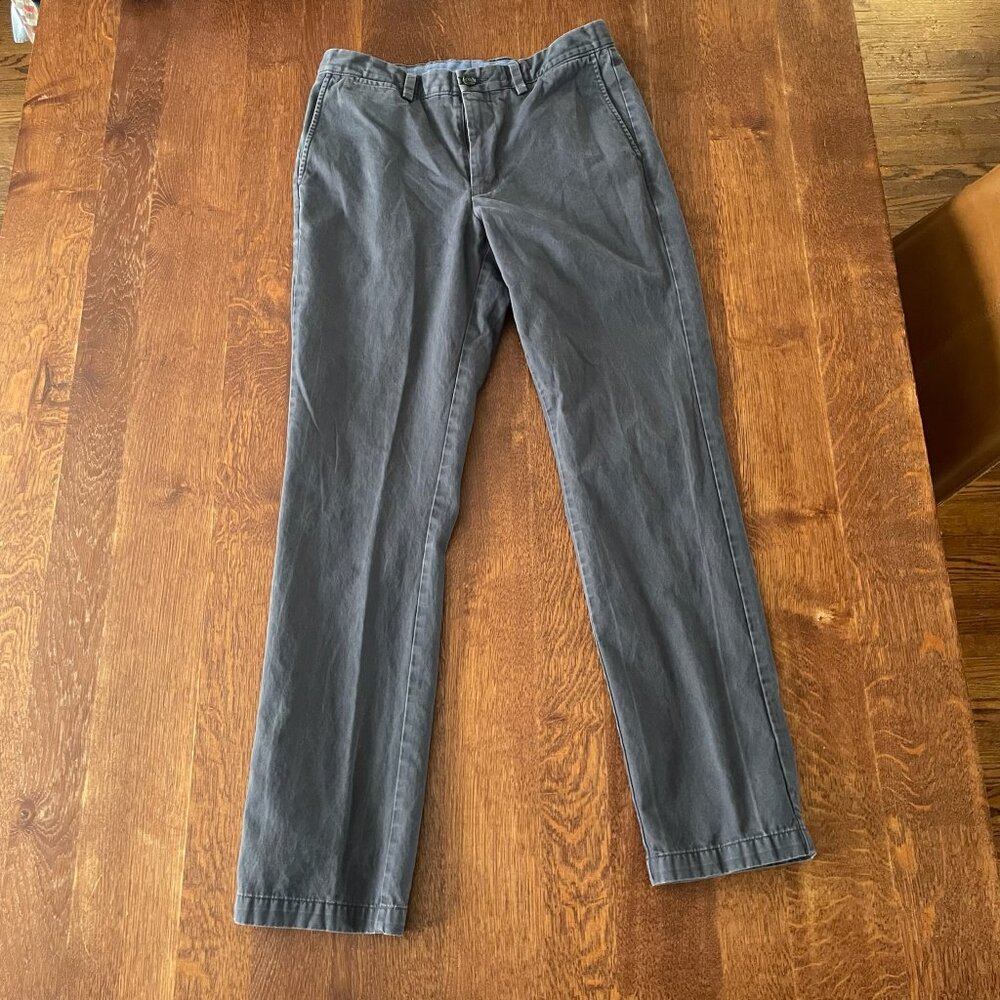 Johnston & Murphy Slim Fit 32x31 Pants Blue Grey